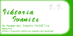 viktoria ivanits business card